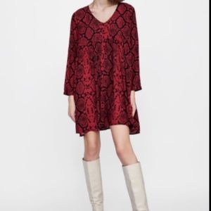 Zara Animal Print Dress